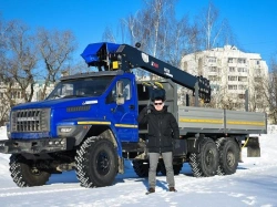 Hydraulic Loading Crane Special Vehicle MKMA on Ural 4320 Base U0K06N-UL