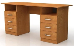 Double Pedestal Writing Desk Model SPT-1 by Edelwood