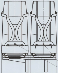 Right-Side Two-Seater Seat A66R33-6840010