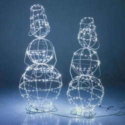 Decorative Snowman Light Figure