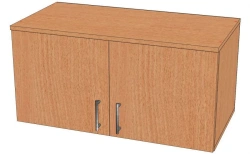 AS-2 Overhead Storage Unit with Double Doors