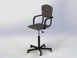 Custom Metal Armchair with Armrests