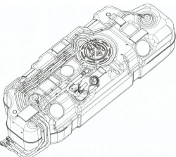 Plastic Fuel Tank for Gazelle Next Bus A31R33 1101006