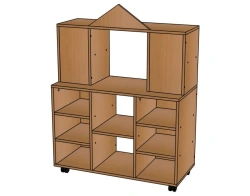 Golden Key Theater Rack for Preschool Activities - SJ138