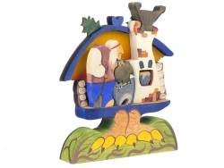 Wooden Puzzle "Baba Yaga in Her Hut" 08033