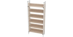 Single-Sided Library Shelf 900x280x1910mm