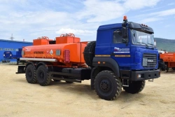 Tank Truck for Light Oil Products, UZST Type UZST02, Model 6619A-20 on Ural 4320-82 Chassis