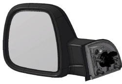 Left External Mirror with Electric Folding, Heating, and Coated Finish 1679996281