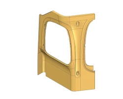 External Rear Partition Panel for Driver's Compartment