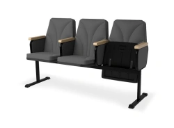Multi-seat Section KM16/1 with Soft Backrests and Armrests