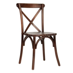 Wooden Crossback Chair for Home and Public Spaces