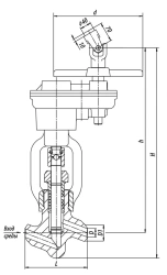 Shut-off valve (valve) 1054-40-CZ
