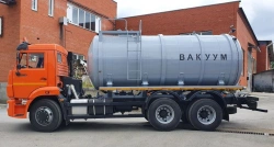 Combined Vacuum Tanker MV/MV-OD/MVS 4671M3-40 on Kamaz-65115-RS Chassis
