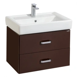Modern Wall-Mounted Sink Cabinet Aquaton Amerina 70 Dark Brown 1A137601AM4301.A137.6.01A.M43.0