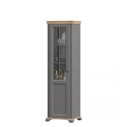 Ameli LD.642920.000 Left Glass Single-Door Cabinet (Onyx Gray)
