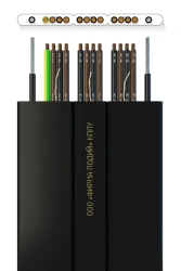 Flat Elevator Cable with Reinforcement Elements KPLU 12x0.75