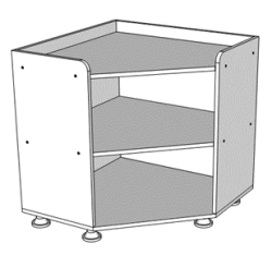 Corner Shelf for Educational Aids (Toys)