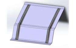 Ceiling Panel made of Sheet Plastic, L=671, 5299230-5702210-50