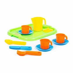 Children's Tableware Set for Tea Parties with Tray for 3 - Anuta
