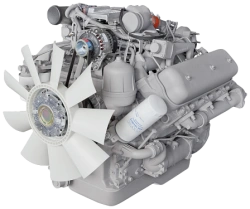6-Cylinder Diesel Engine YaMZ-65655 with Modifications