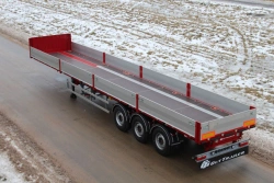 FSA-453B Three-Axle Flatbed Semi-Trailer