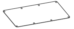 Lower Trim Panel for Tram Cars, Model 71-411.16.21.431