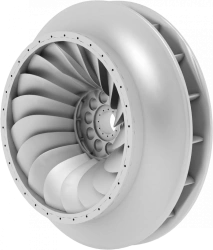 Radial-Axial Hydroturbine for Tower HPP, under 50 MW