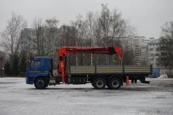 Special Truck with Hydraulic Crane MKMA on KAMAZ 65117 Base