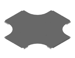 Cross-shaped Radius Tray Cover KL 000 XR15, 50-600mm Size