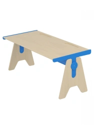 Adjustable Two-Seat Desk for Educational Spaces