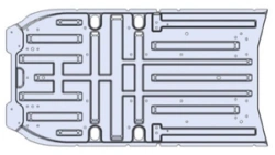 Low Tunnel Stamped Steel Parts for Vehicles A9606160166
