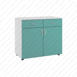 Closed Storage Cabinet with Right and Left Shelves TM.10.01