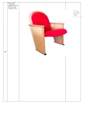 Public Seating Armchair "Teatr Buk" 530x700x970 mm