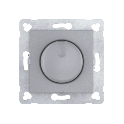 CADUCEUS ALING PRESTIGE Dimmer Switch for LED Lights 1-100W, 230V, Universal, Silver