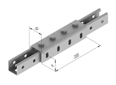 External Connector for SMUP Profiles SMA 638, SMA 639