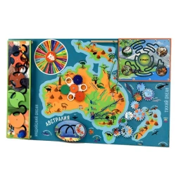 Educational Busy Board Wall Panel "Animal and Plant Life of Australia" - Our Planet Series