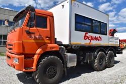 Special Duty Vehicle with Crane Manipulator GIRD 5849GG on KAMAZ 43502-D5