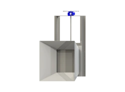 Vökker Bunker Gate Valve with Frame Design, 700 x 700