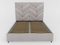 Georgia Model Double Bed with Soft Headboard