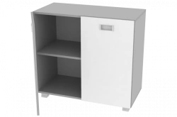 Storage Cabinet with Swing Doors 800x400x734mm