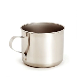 Corrosion-Resistant Steel Mug for Table Serving and Auxiliary Use