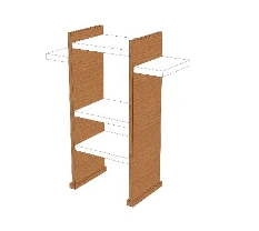 Multi-Tier Shelf Cabinet Model MM 56.04.27.00