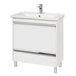Aquaton Capri 80 Glossy White Vanity Cabinet Model 1A230201KP0101.A230.2.01K.P01.0