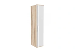 Mirror Front Wardrobe Door in White/Desira Ash - Marta LD.636050.000