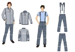 Women's Protective Clothing Set for Transneft Workers (Jacket-Shirt, Pants)