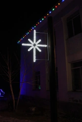 Decorative LED Snowflake Panel Light with Brackets (220V, 24V, 12V)