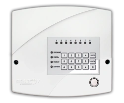 Alarm and Fire Control Receiver PPСКП 011-8-1-011-1K Prityok-A-4(8) with Built-in Keyboard