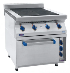 Electric 4-Burner Cooking Stove with Oven, Model EPK-47JSH