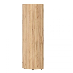 Marta-2 Left Curved Door Cabinet (Golden Oak/Tortuga Oak)