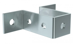 Wall Mounting Bracket for Double STRUT Profile